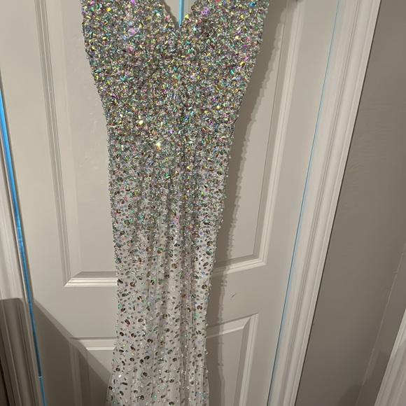 white rhinestone dress - Picture 4 of 8